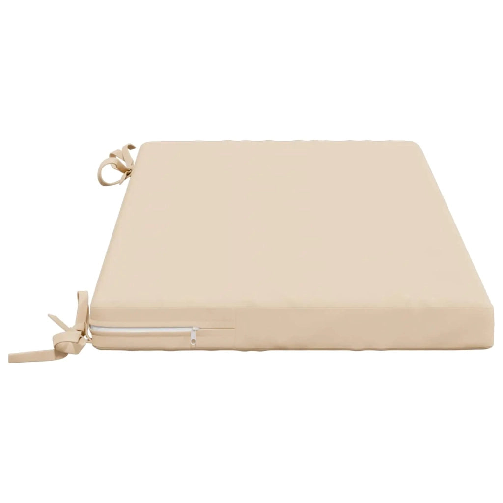 Cuscini per Panchina a 2 Pezzi SOEST 2 pz 100% Poliestere Crema 948639