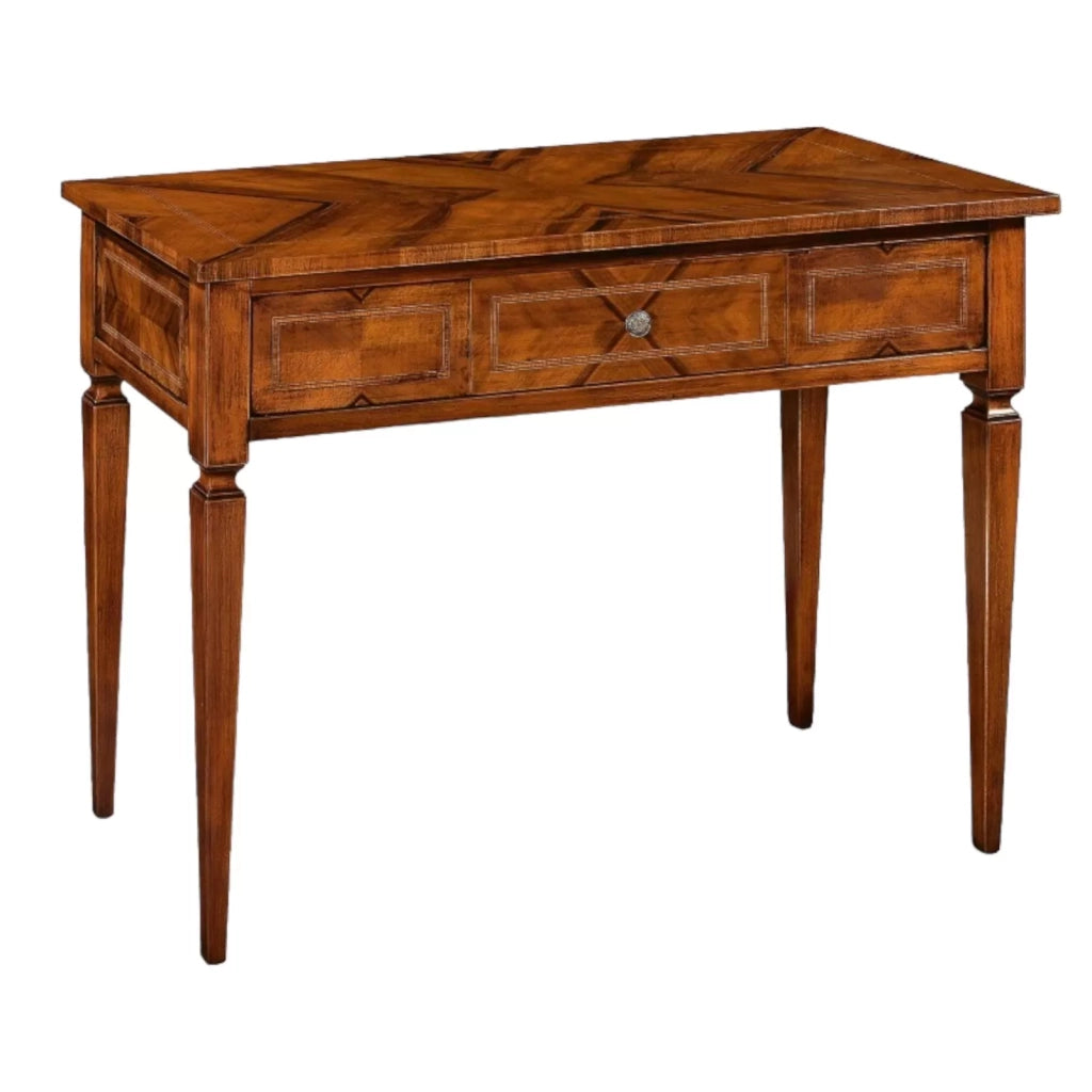Consolle in legno intarsiata 1 cassetto misure l.103 p.44 h.80 - Mobili 2G