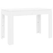 Tavolo da Pranzo | Tavolo da cucina Bianco 120x60x76 cm in Legno Multistrato