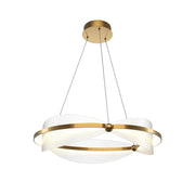 Maytoni Lampadario Sospensione Moderna Breeze 3 luci LED integrato ottone alluminio