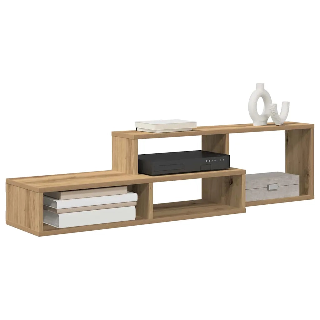 Supporto per TV aparete-Mensole a Muro 120x25x28,5cm Legno multistrato 110492