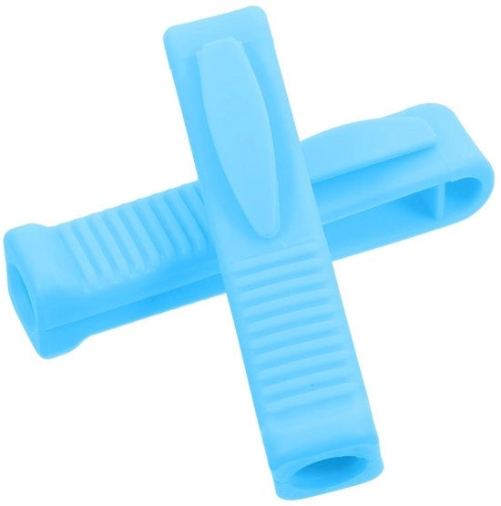 Ampullenaprire 2 pezzi - Attrezzo riciclabile - Adatto per diverse misure - Progettazione ergonomico - Efficiente nel tempo - Blu - Apripetture ampulle