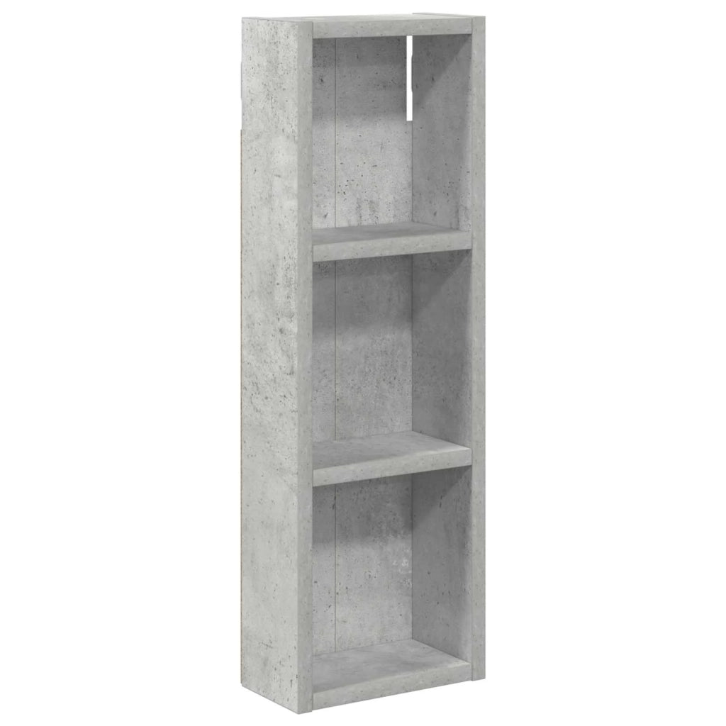 Armadio da bagno a muro Grigio Cemento 20 x 10 x 60,5 cm