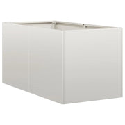 Fioriera | Cassetta per fiori | Vaso 40x80x40 cm in Acciaio Inox