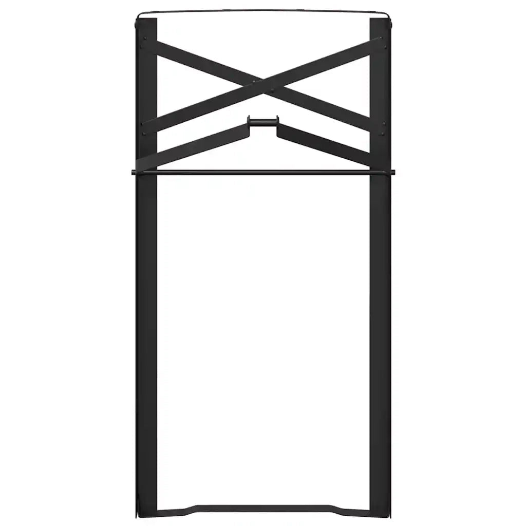 Gamba per Tavolo Birra 2 pz | Piede del tavolo Nero 39 x 3 x 75 cm