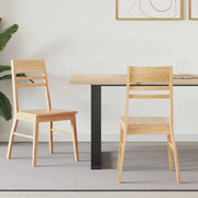 Sedie da pranzo 2 pcs Naturale 43 x 54 x 89 cm
