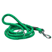 Guinzaglio per cani da 150 cm con collare regolabile da 45 cm in corda resistente Verde Inny