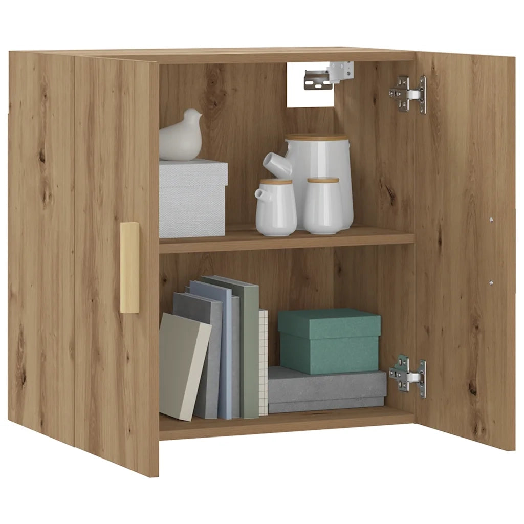 vidaXL Armadietto a Muro Rovere Artigianale 60x31x60 cm in Truciolato