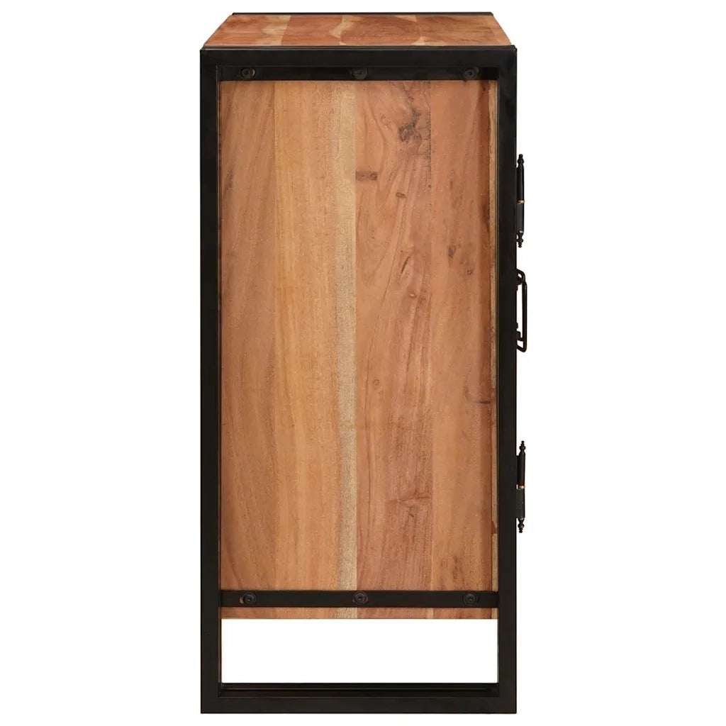 Armadio da Notte Marrone legno massello di acacia 4102776