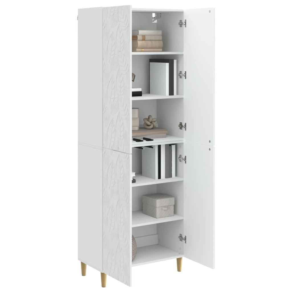 Set di armadi 2 pcs Bianco Lucido Legno ingegnerizzato 3416704