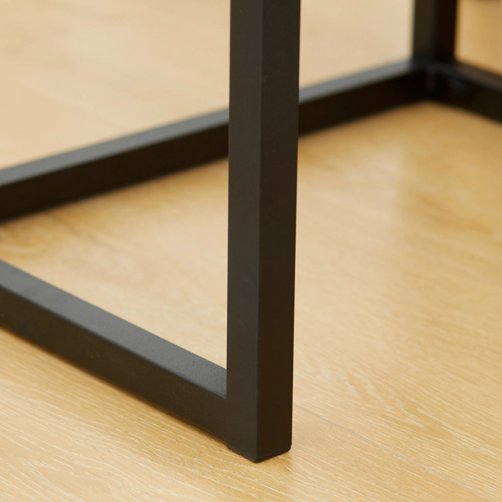 Consolle con armadietto e vano contenitore stile industriale per ingresso soggiorno e camera da letto 40 × 30 × 76 cm