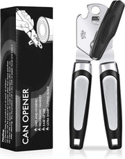 Apri-bottiglie 3 in 1 - Manuale - Multifunzionale - Nero - Acciaio Inossidabile