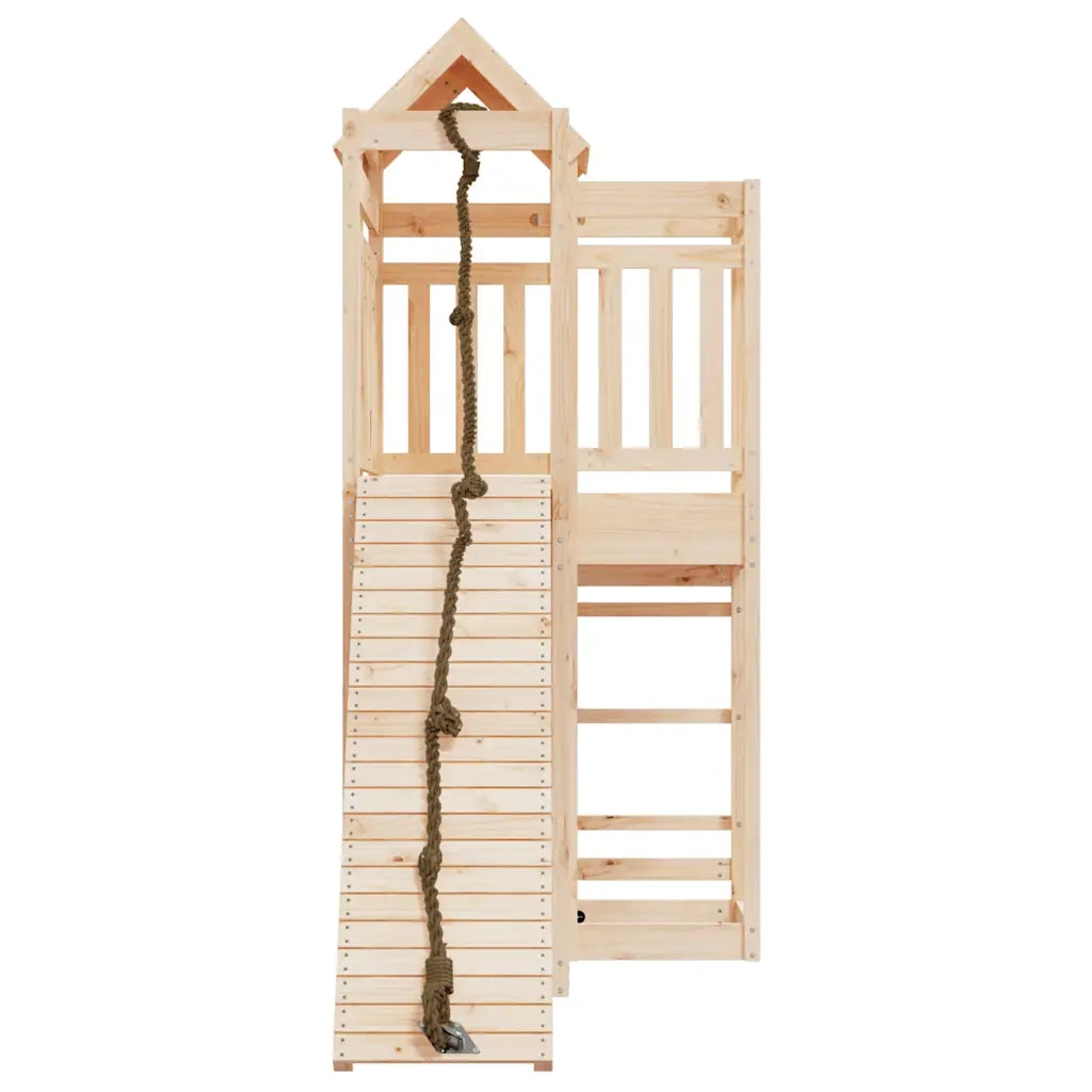 Casetta con Arrampicata in Legno Massello di Pino 3156874