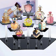 Organizzatore di profumi in acrilico, modello a tavola, standard per profumi, trasparente, per oggetti da collezione, per sierade e per decorazioni