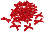 Fluwelen strikken mini, decorazioni per regali, mini-strikke per decorazione, strikche per Natale, piccoli flaconi di lana, accessori per capelli, mini-strikke per artigianato DIY