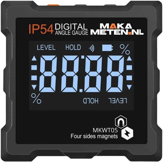 Hellingmetro Digitale con Precisione di 0,1° - Display LCD chiaro e Forte Magnete
