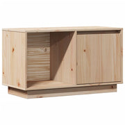 Mobile TV multimediale scaffale TV credenza mobile TV sala da pranzo soggiorno camera da letto 74 x 35 x 44 cm legno massello di pino marrone 02_0026206