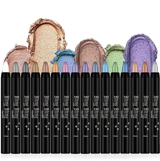 Set di ombretti acqua resistente - 7 pezzi - Ombretti a lunga durata - Pennelli ombretti - Strumenti di trucco per donne - Tessuto cremoso