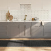 Tappeto Rettangolare Grigio 70x1000 cm in BambÃ¹