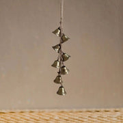 Campana decorativa a forma di orologio, suono di vento, 8 campane in bronzo, decorazione per interni.