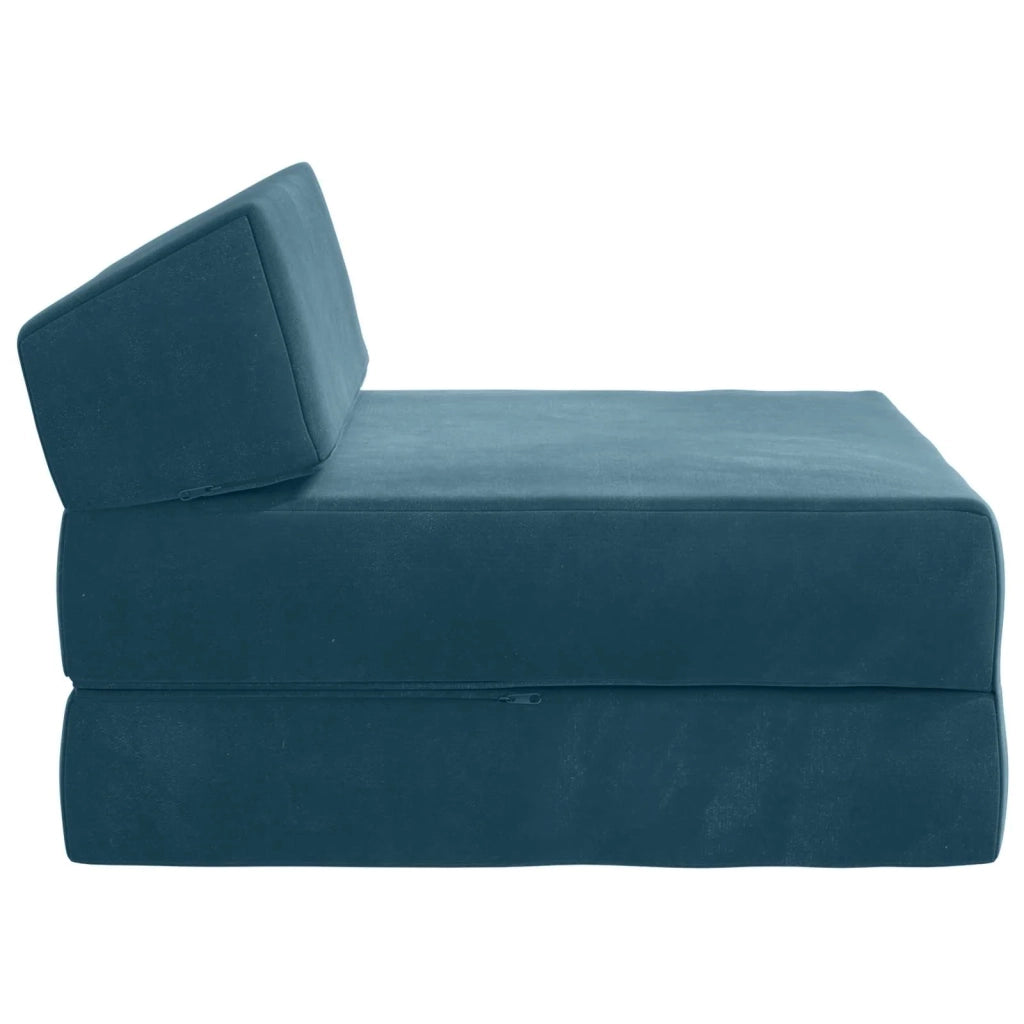 Divano Letto Pieghevole Blu 60 x 70 x 41 cm Tessuto