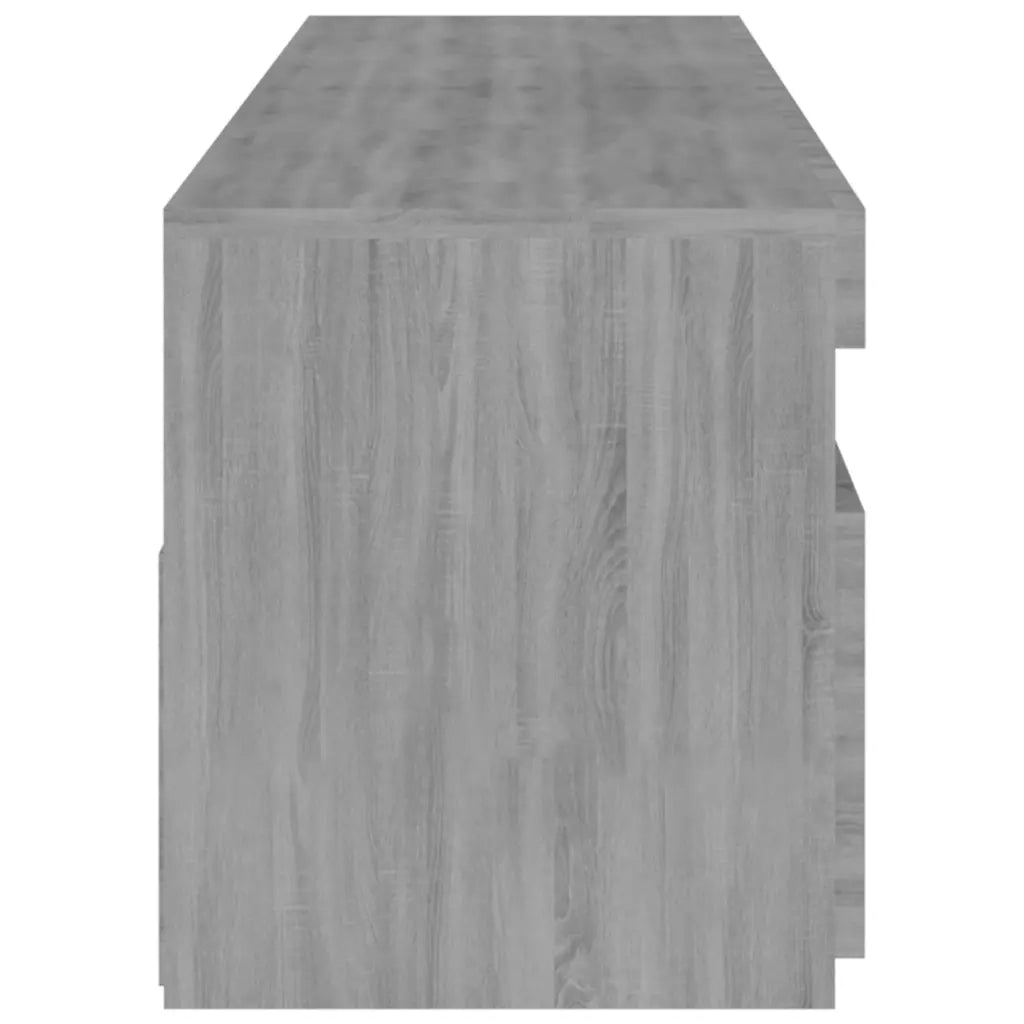 Mobile Porta TV con Luci LED 2pz Grigio Sonoma 75x35x40 cm 815126