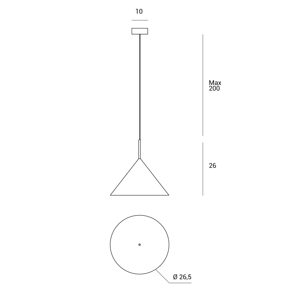 SAMOI  LAMPADARIO A SOSPENSIONE MEDIA D.26,5CM  COLORE ESTERNO NEROFINITURE BIANCO ORO ATTACCO E27