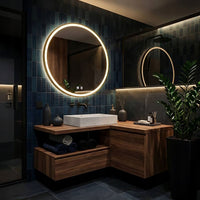 Specchio Led 50cm Mmj Gold