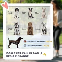 Passeggino per Cani Pieghevole con Ingressi a Cerniera e Finestre a Rete, 112x65x100 cm, Grigio Scuro e Nero