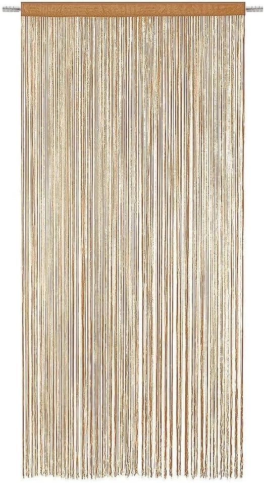 Tenda a Fili Elegante Per Porte Finestre Pannello 100x200 Cm Divisorio Camere Stanze Ambienti Bronzo