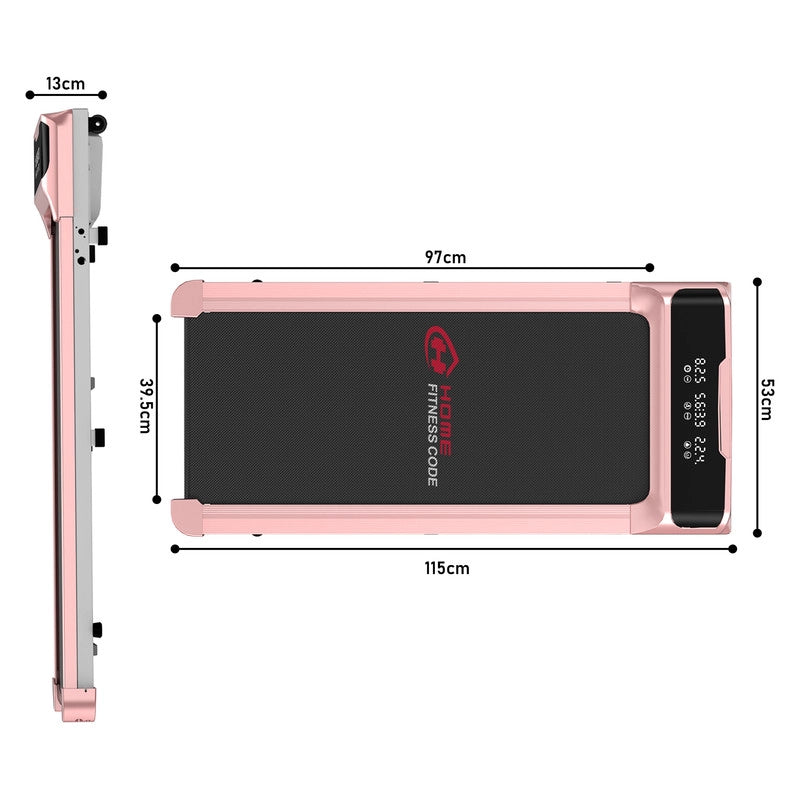 Tapis roulant, tapis roulant , tapis roulant con telecomando e LED, velocità regolabile da 1 a 10 km/h