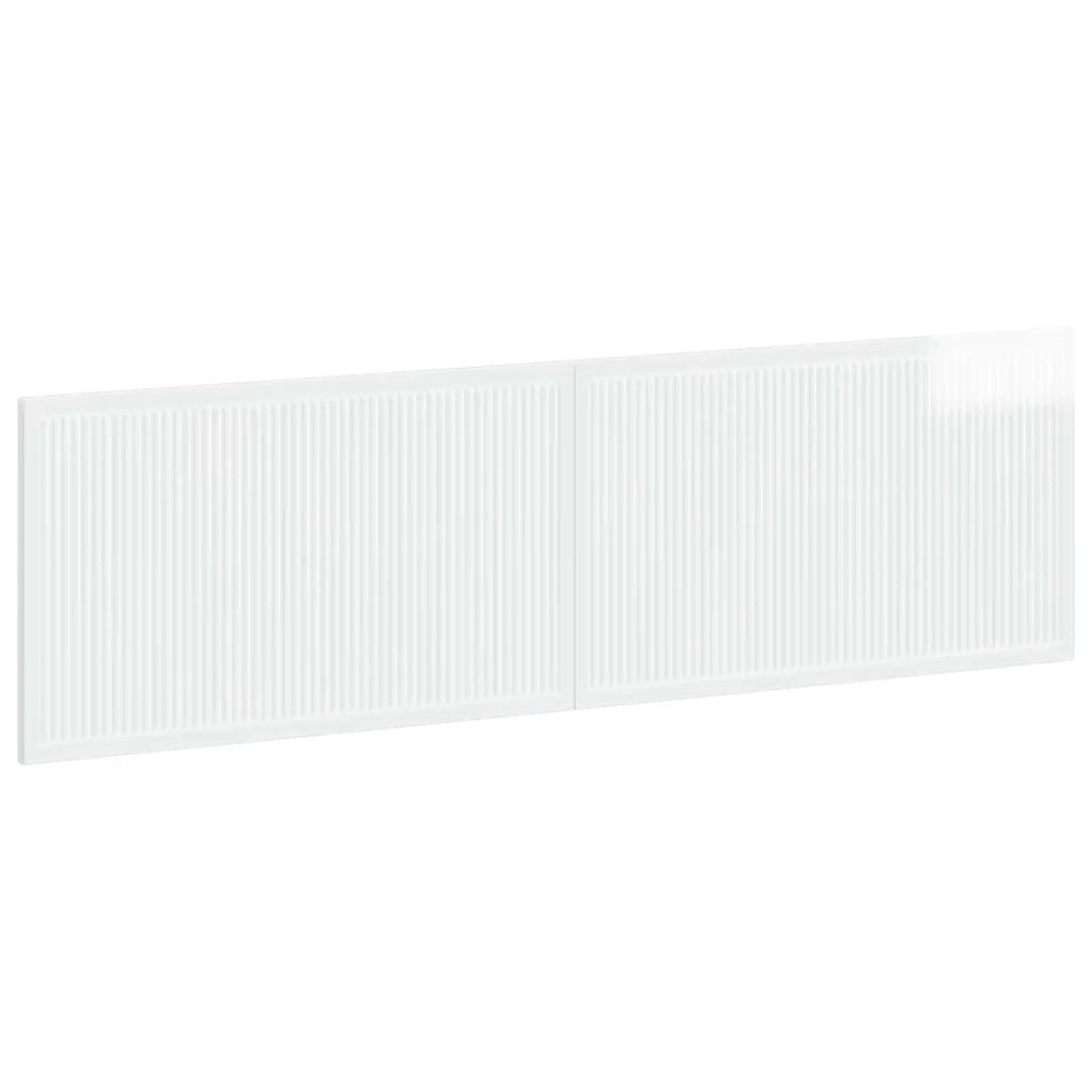 Testiera da Muro EDE Bianco Lucido Legno ingegnerizzato 896059