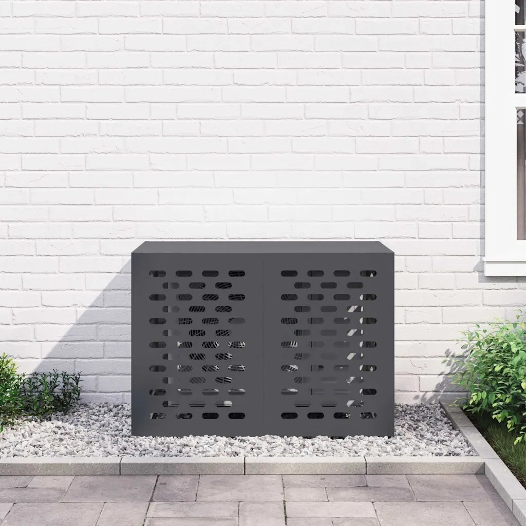 Copertura per condizionatore d'aria Antracite 100 x 50 x 70 cm 865899