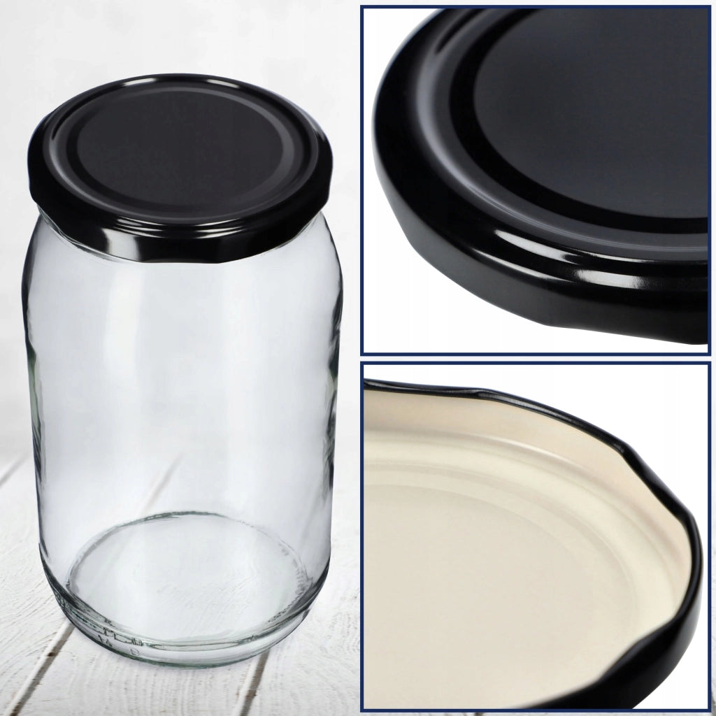 KADAX 50x Jar Caps Fi 82 Tappi per Barattoli Coperchi Conserva