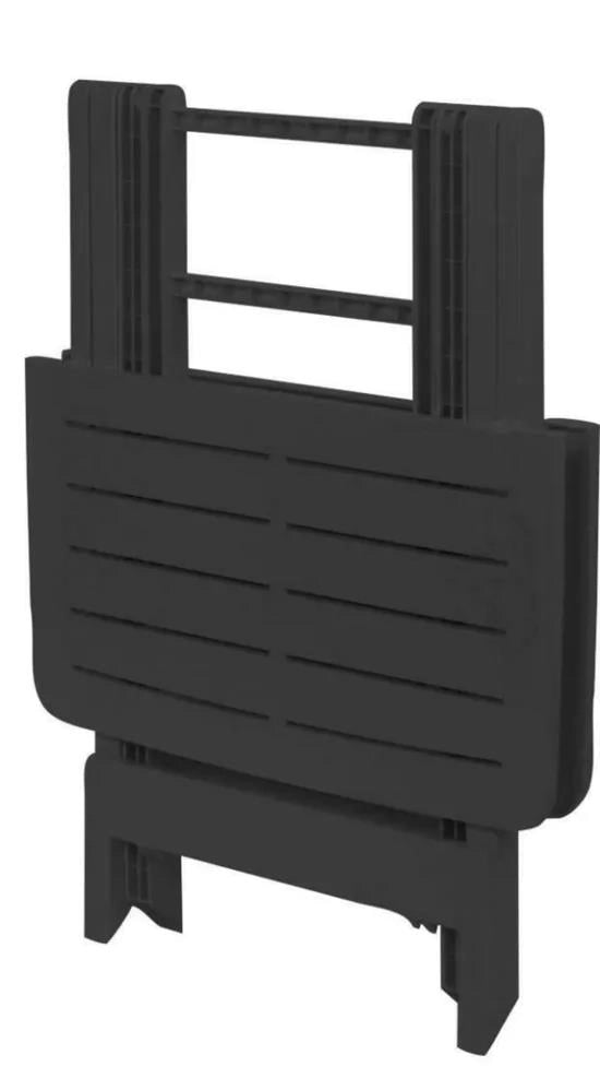 MAURY'S TAVOLO ANIENE PIEGHEVOLE DA ESTERNO  79X72X70 CM IN COLORE ANTRACITE
