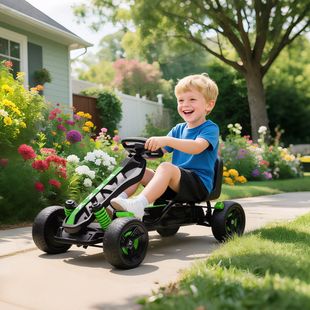 Triciclo Bambini Verde ¨C Zephmum ¨C 3+ Anni, Ruote EVA, Telaio Metallo