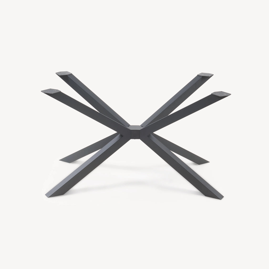 Gamba Centrale Bemeenel in Acciaio per Mobili Fai da Te 120x75x72 cm Nero [en.casa]