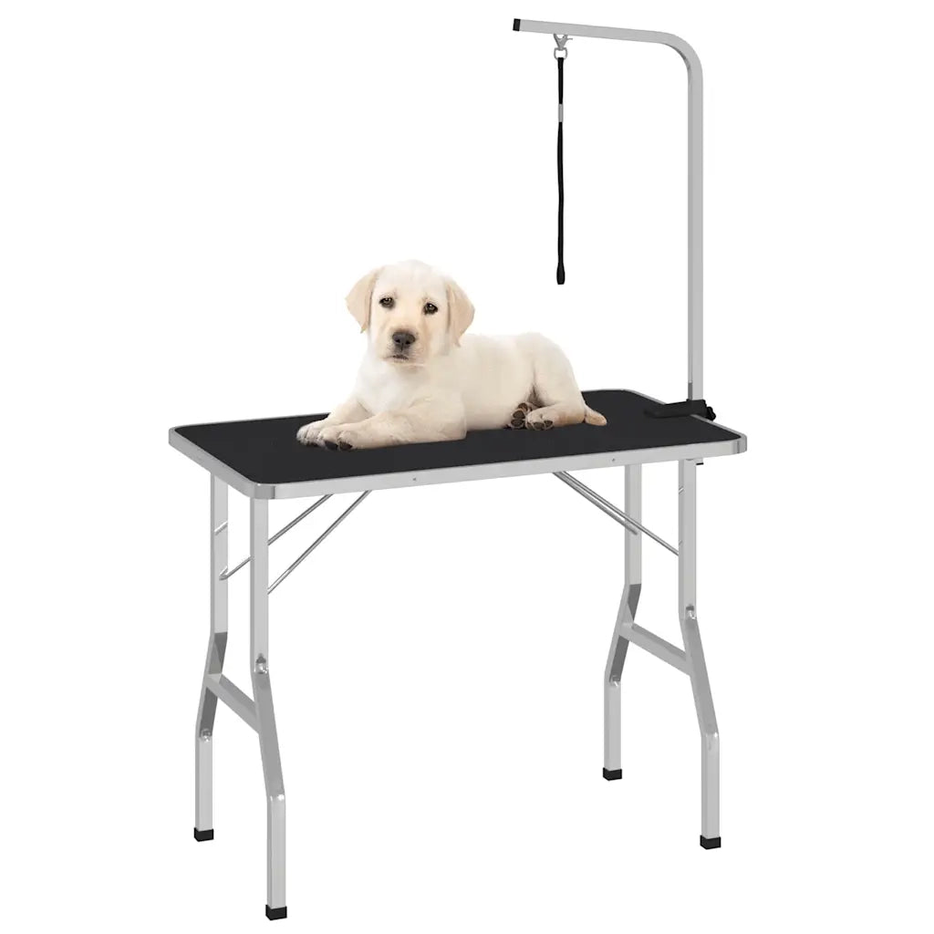 Tavolo Toelettatura per Cani Regolabile con 1 Anello cod mxl 76751