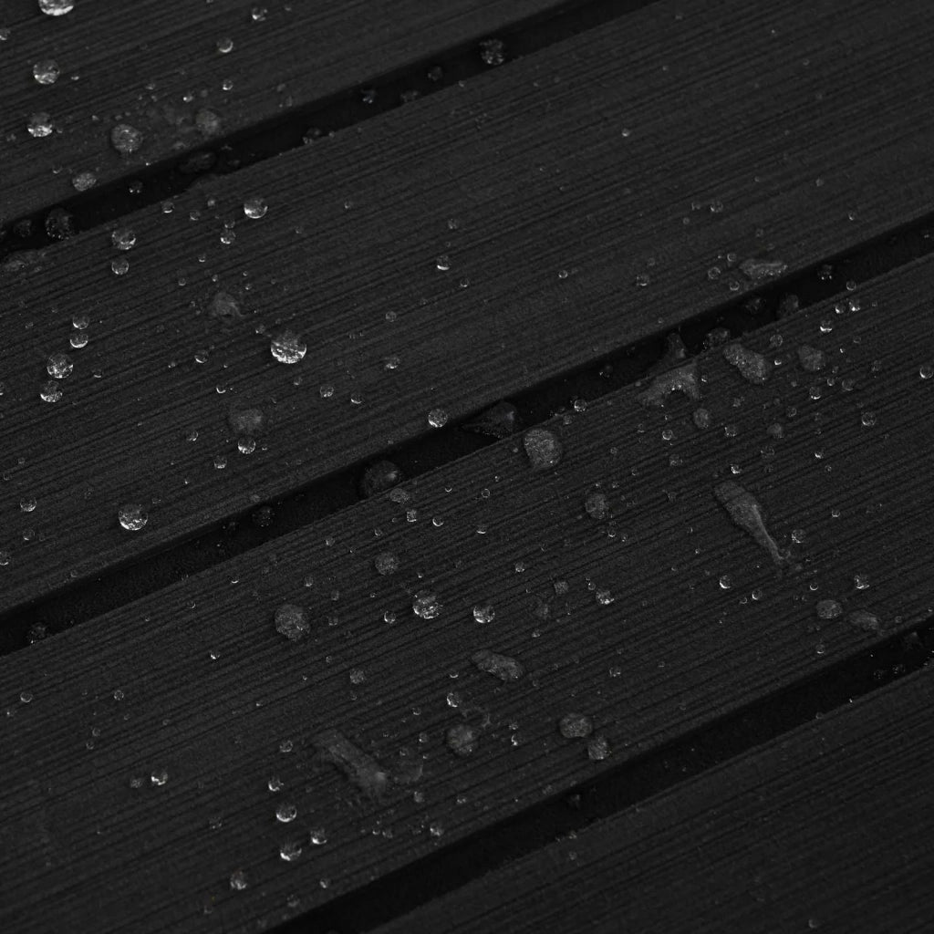 Tappetino per Barche Rigato Grigio Scuro e Nero 240 x 90 cm EVA CFW3071688