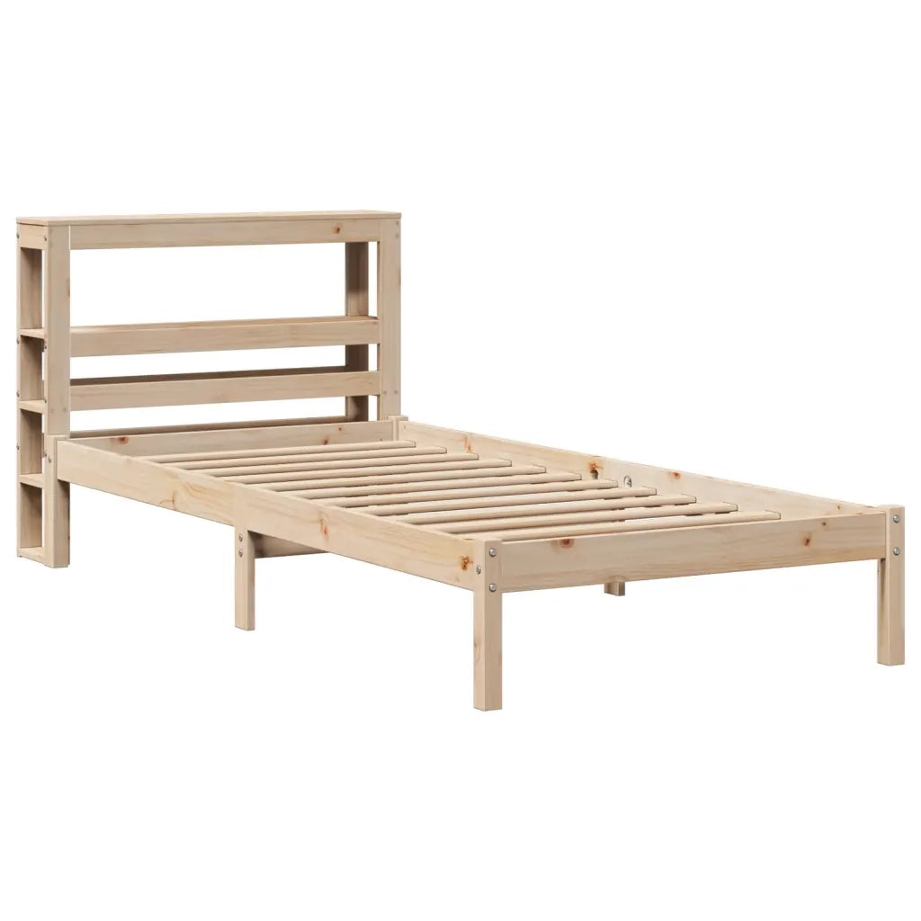 Letto senza Materasso 90x200 cm in Legno Massello di Pino