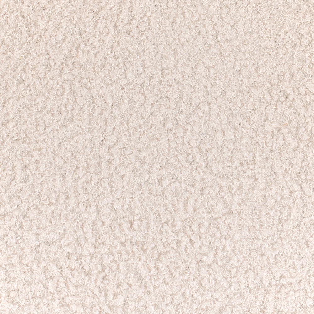 Sedia a dondolo per bambini Boucle in legno per bambini beige chiaro cameretta
