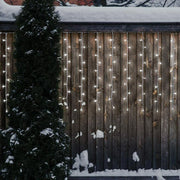 Luci di Natale tenda luminosa natalizia esterno 480 led luce bianca 6x1.2 Metri