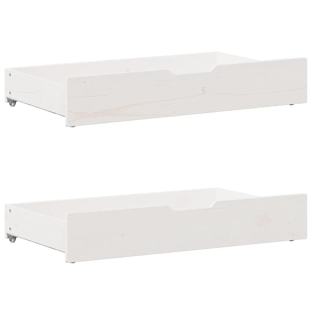 vidaXL Letto senza Materasso Bianco 140x190 cm Legno Massello di Pino