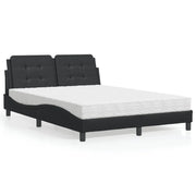 Giroletto senza Materasso Zadar Nero 140x190 cm in Similpelle