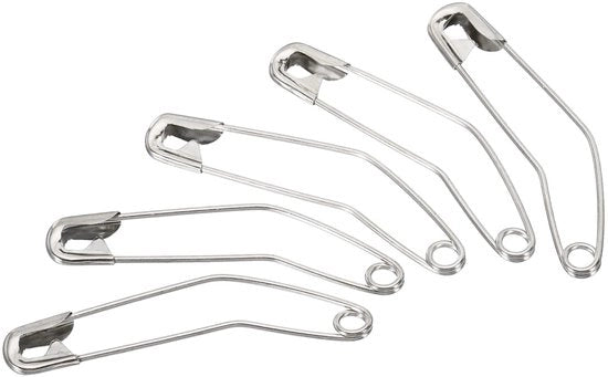 Spine Vite Sicure 50 pezzi - Spine Curvate - Saldatura/Quilting - Acciaio Inox Duraturo - 55 mm - Accessori di Sicurezza - Spine per Quilting
