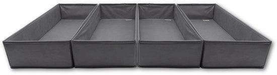 Organizzatore di abbigliamento per armadio, compatibile con Ikea Pax 100 cm, set di 4 pezzi