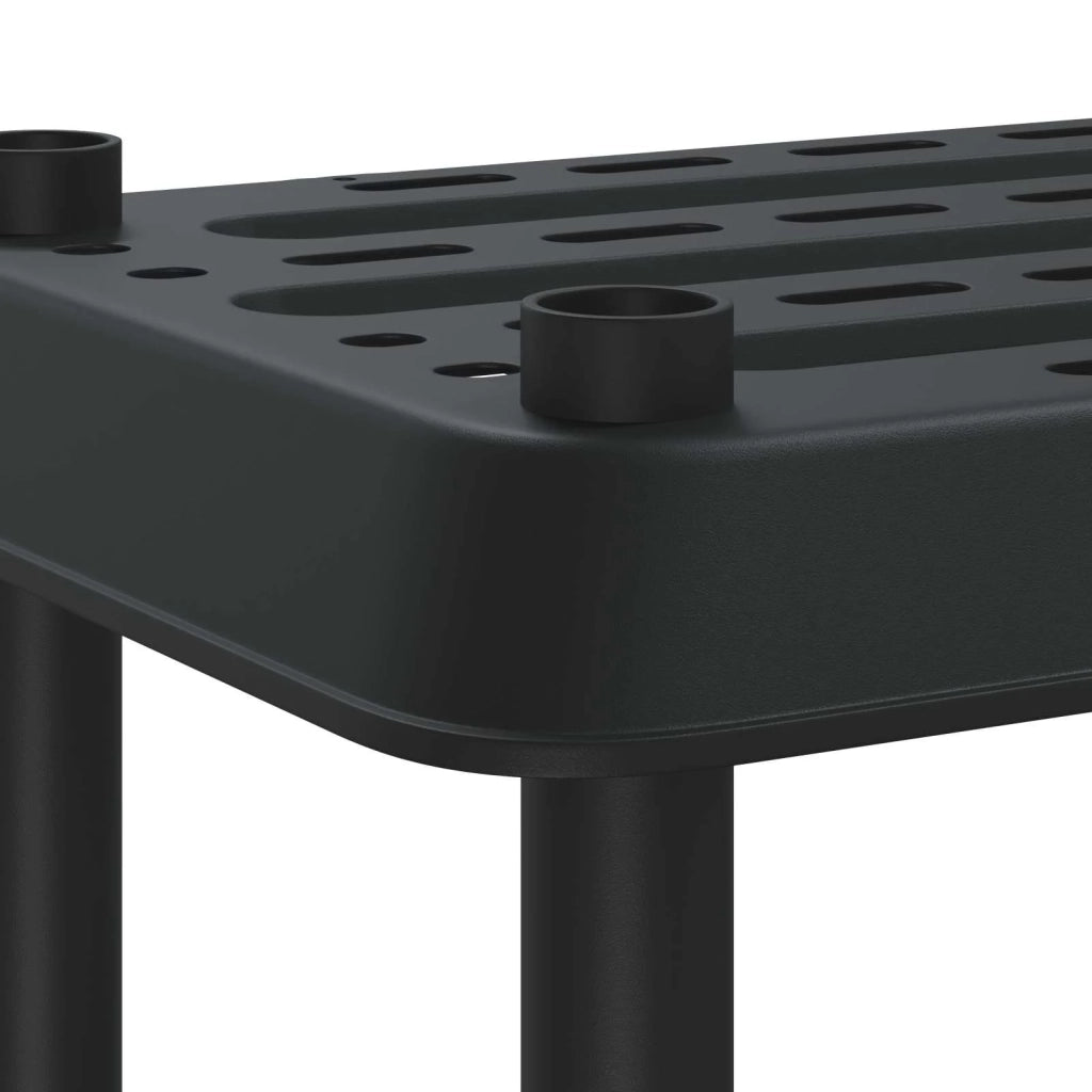 Unità di scaffalatura 2 livelli 100 x 40 x 55,5 cm PP Antracite 8011740