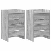 Comodini 2 pcs Sonoma grigio 40 x 30 x 60 cm 8010974