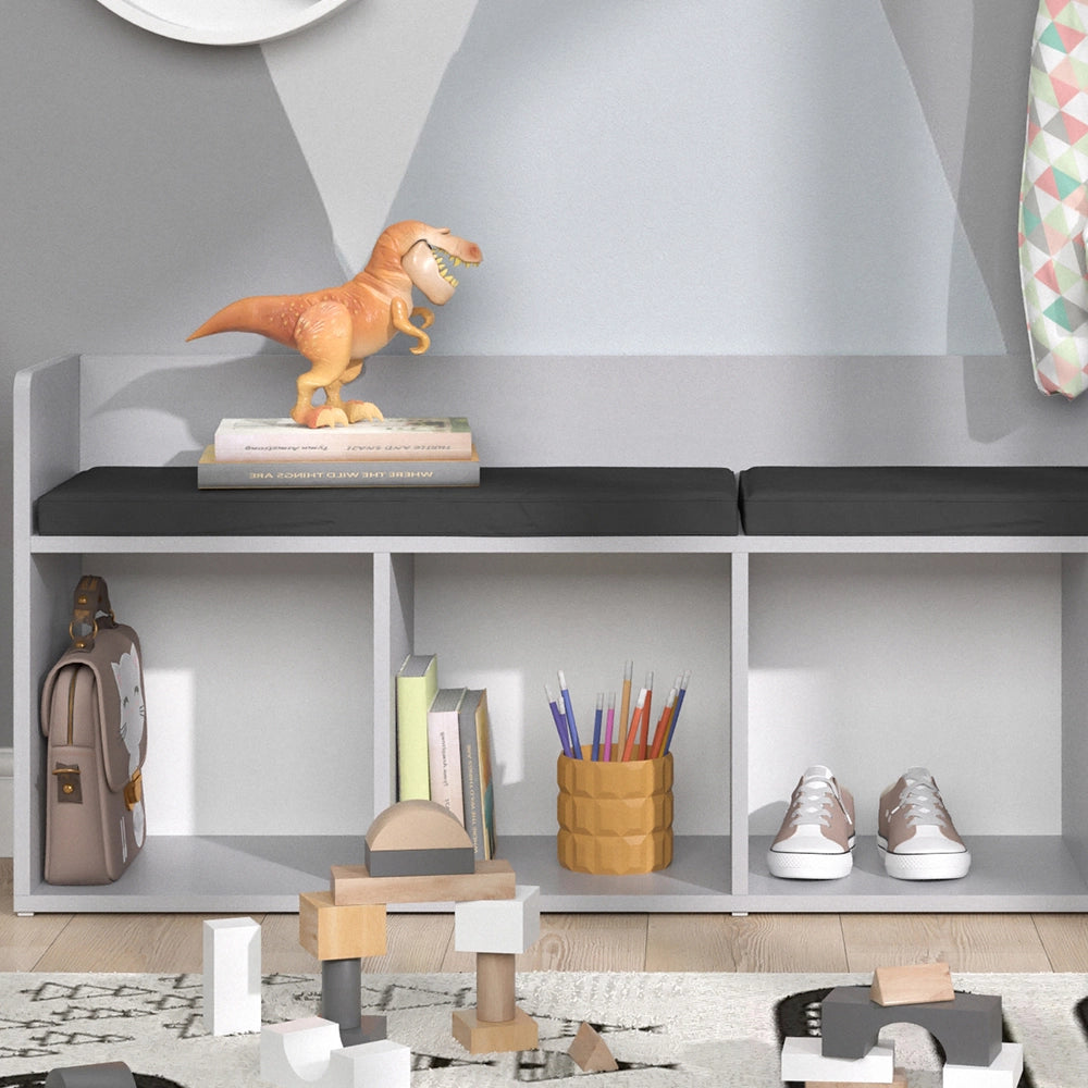Vicco Scaffale per bambini Grigio chiaro 142.4 x 53.4 cm 4 scomparti