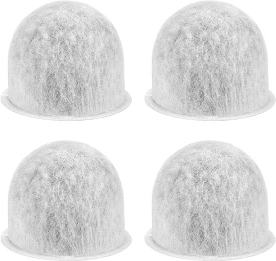 Kit di sostituzione per filtro acqua con carbone attivo - 4 pezzi - Bianco - Accessori per macchina per il caffè - Adatto per Wolf Gourmet